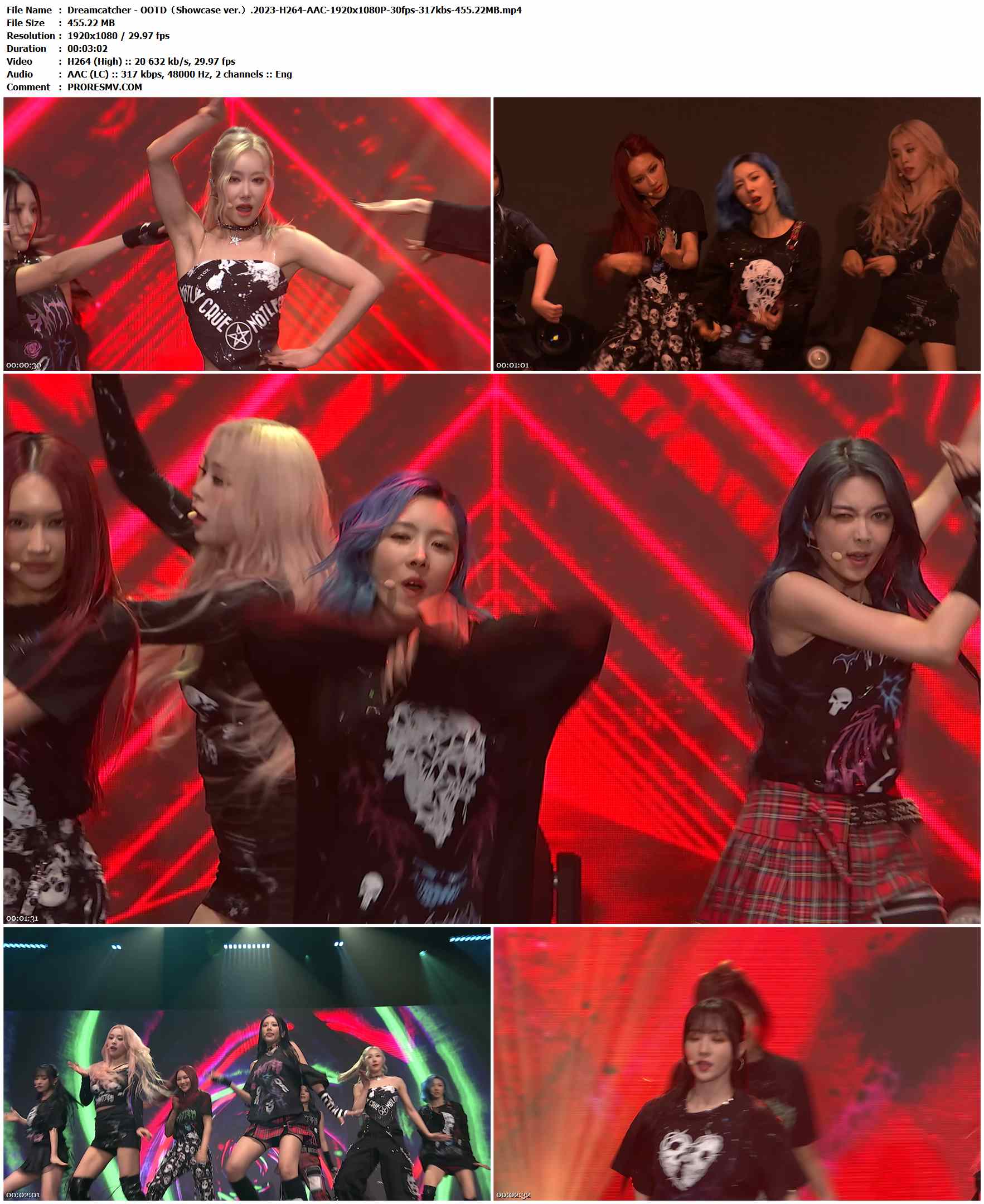 Dreamcatcher - OOTD（Showcase ver.）.2023-H264-AAC-1920x1080P-30fps-317kbs-455.22MB官方MV_高清MV